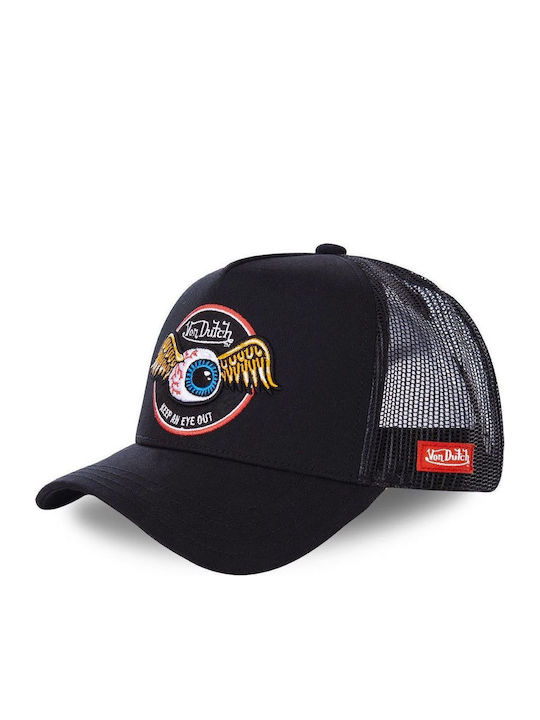 Keep An Eye Out Black Trucker Von Dutch