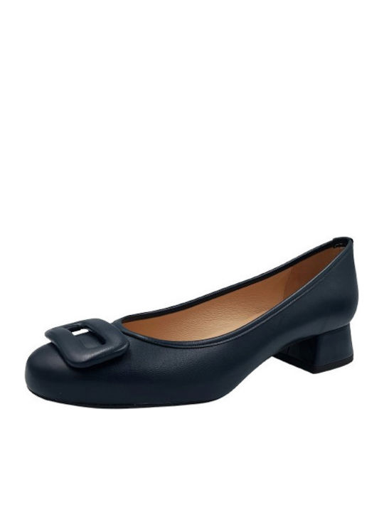 Mourtzi Leder Pumps Blau