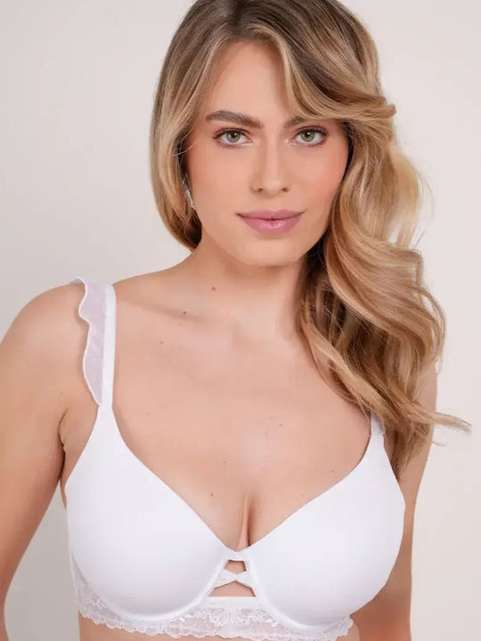 Balconette Λευκό Σουτιέν Push Up