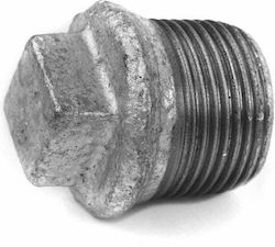 Galvanized Male Cap 1" Atusa