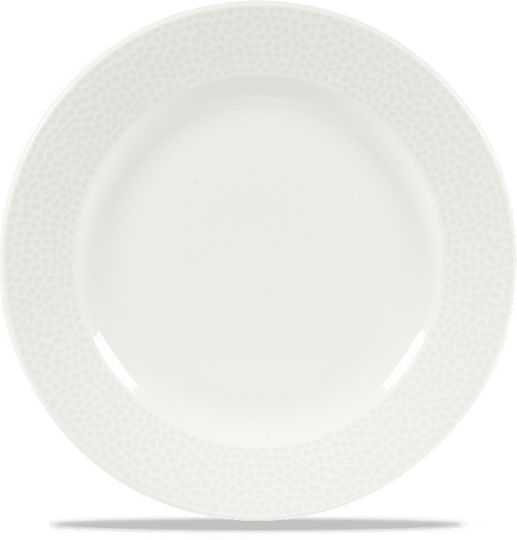 Churchill 1795 Shallow Serving Plate from White Porcelain 26.1cm 12 Pieces