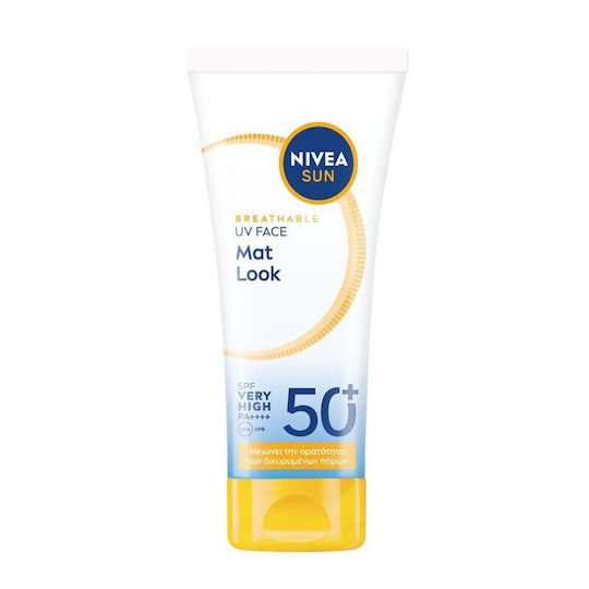 Nivea Sun UV Face Mat Look Слънцезащитен Крем За Лице SPF50+ 40ml