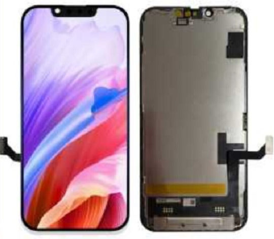 Zy Incell Екран Lcd Със Сензорен Механизъм Ltps Support Ic Change Fhd1080p Iphone 16e Черен