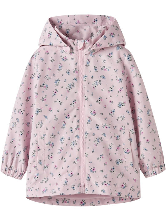 Name It Παιδικό Casual Μπουφάν Lilac Snow Floral