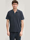 Polo Blouse Dark Blue