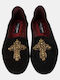 Suede Men's Loafers in Black Colour