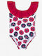 Chicco Παιδικό Μαγιό Ολόσωμο White/red