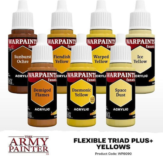 The Army Painter The - Warpaints Fanatic: (7 Χρώματα) Χρώμα Μοντελισμού Yellows 18ml