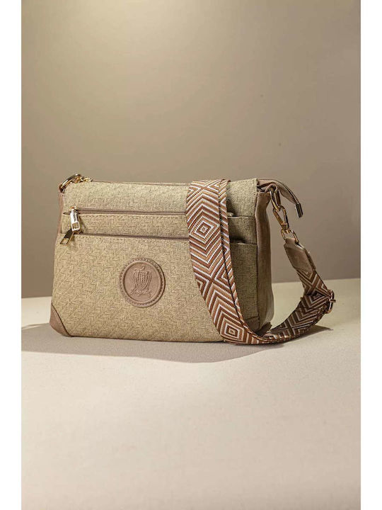 Fragola Straw Women's Shoulder Bag Light Beige ...