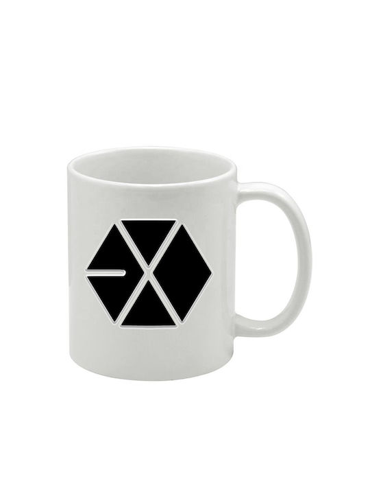 Λευκή Κούπα Kpop Exo