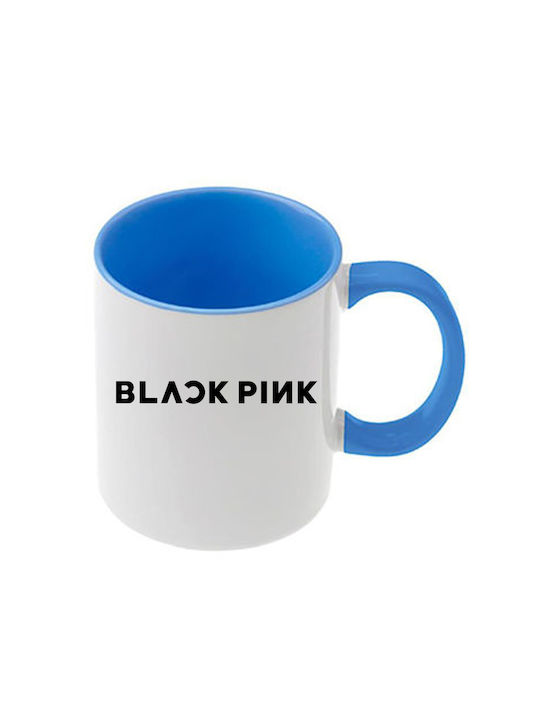 Κούπα Kpop Blackpink Γαλάζια Λαβή Εσωτερικό