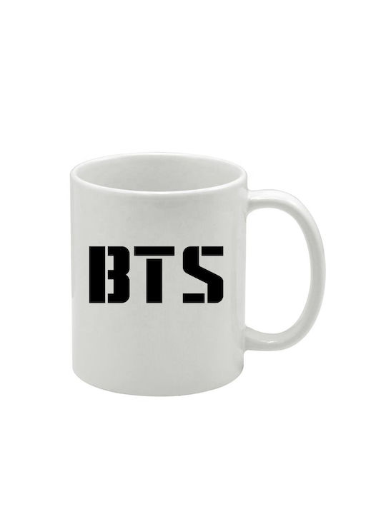Λευκή Κούπα Kpop Bts