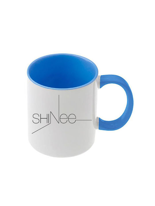 Κούπα Kpop Shinee Γαλάζια Λαβή Εσωτερικό