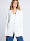 Funky Buddha Women's Blazer White