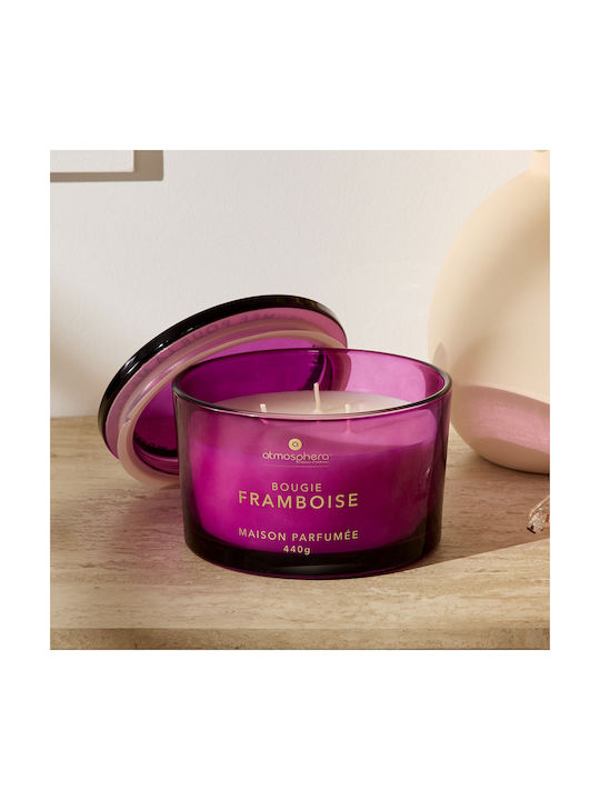 Αρωματικό Κερί Glowy σε Βάζο Λευκό 440gr