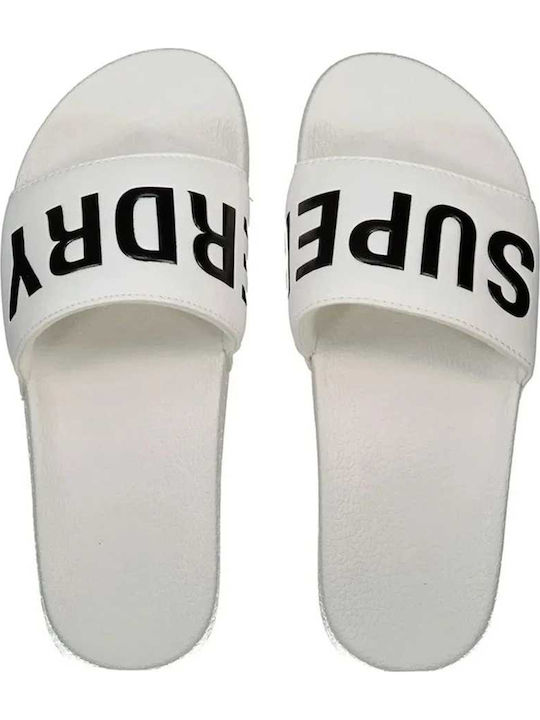 Superdry D3 Sdna Slides σε Λευκό Χρώμα