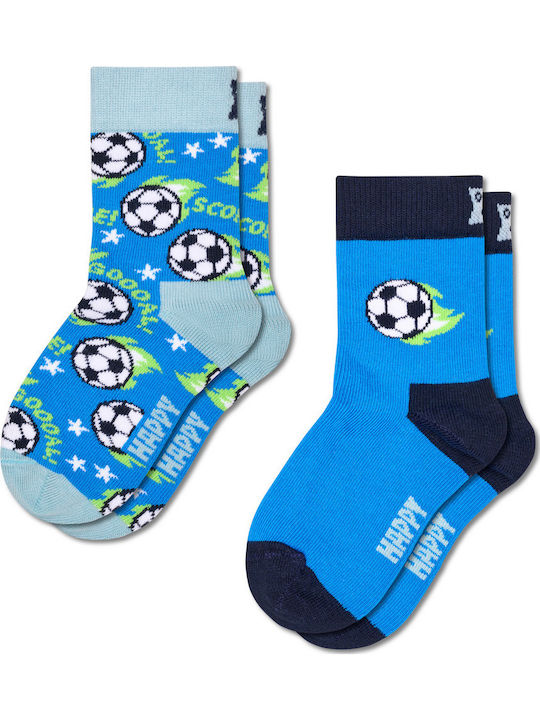 Happy Socks Kids' Sport Socks Happy Socks Blue 2 Pairs