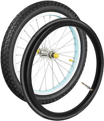 Avizar Inner Tube 20x1.75 To 1.90 Bicycle Rubber 44mm Valve Black Avizar Inner Tube 20x1.75 To 1.90 Bicycle Rubber 44mm Valve Black