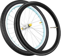 Avizar Inner Tube 24x1.75 To 1.90 Bicycle Rubber 44mm Valve Black Avizar Inner Tube 24x1.75 To 1.90 Bicycle Rubber 44mm Valve Black