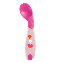 Baby Silicone Spoon for 8+ Months Red Baby Silicone Spoon for 8+ Months Red