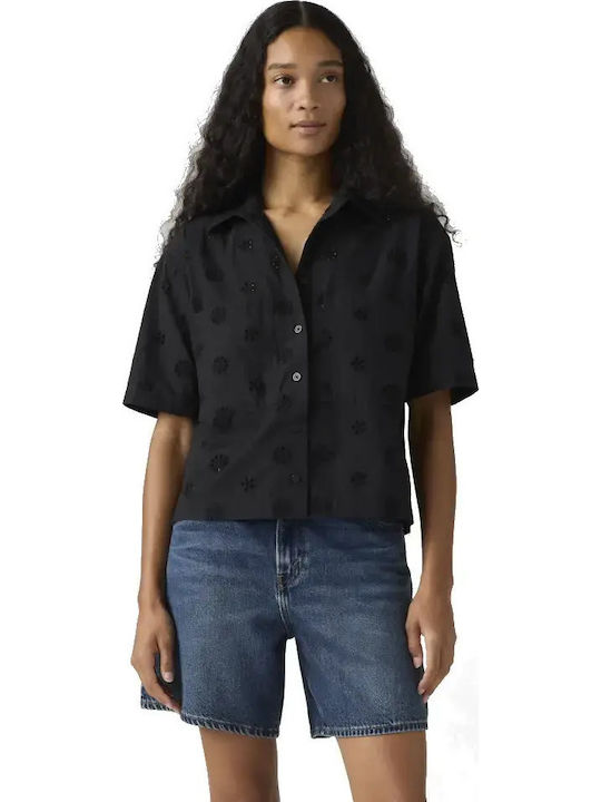 Harlie Short Sleeve Women's Shirt Black