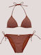 Bikini Set Triangle Push Up & Brazil Orange