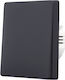 SmartWise Uni Recessed Wall Switch Black