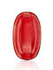 By Bone Oval Porcelain Red Serving Platter