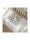 Borea Set Baby Sheets Crib Cotton Blush Light Blue 120x160cm