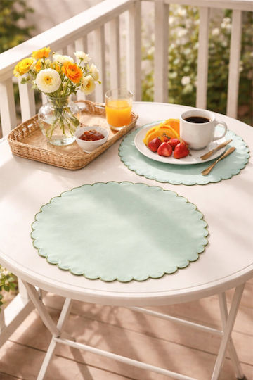 Kaemingk Set De Masă Rotundă Verde 38cm