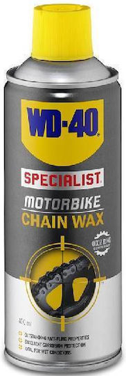 Σπρευ Wd-40 Λιπαντικο Αλυσιδας Προσtασια Wax 400ml Chain Wax