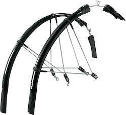 Φτερά Ποδηλάτου Raceblade Long Set 28 Μαύρα