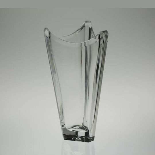 Crystal Bohemia Βάζο Κρυστάλλινο Ice Glamour Διάφανο