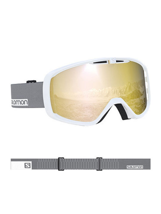Salomon Goggles Aksium Ski & Snowboard Goggles Adults White