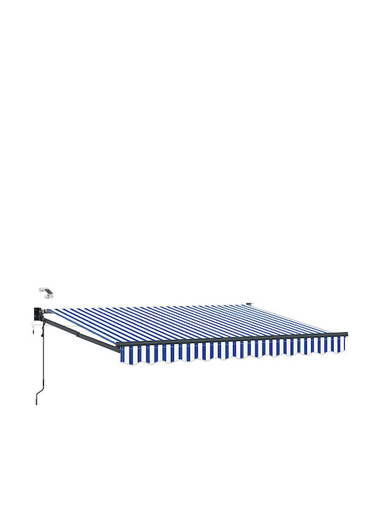 vidaXL Terrasse Zelt mit LEDs Blau 3.5x2.5m