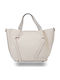 Leder Damen Handtasche Wildleder Beiges