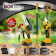 Bortech Σετ Αλυσοπρίονο & Ψαλίδι Κλαδέματος Brushless 24V με 4 Μπαταρίες 5Ah