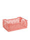 Детска Кутия За Съхранение Сгъваема От Пластмаса A-s Crate Оранжева 31x20x11.5cm