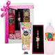 Pachet Beauty 150ml Eyup Sabri-tuncer Eau de Cologne 50ml Eyup Sabri-tuncer Cremă de Mâini și Corp Săpun Trandafiri Brățară cu Șnur În Cutie Cadou Roz