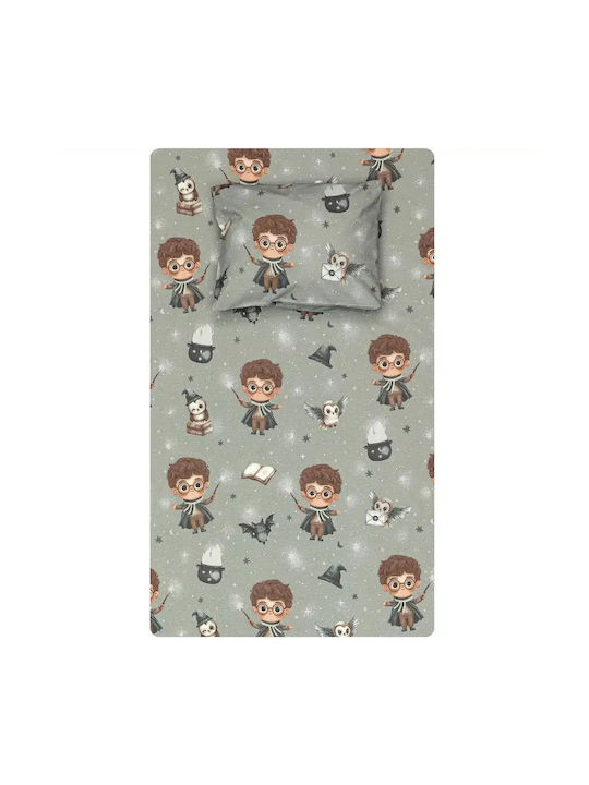 Borea Single Cotton Sheet Set Wizard Gray 160x240cm 2pcs