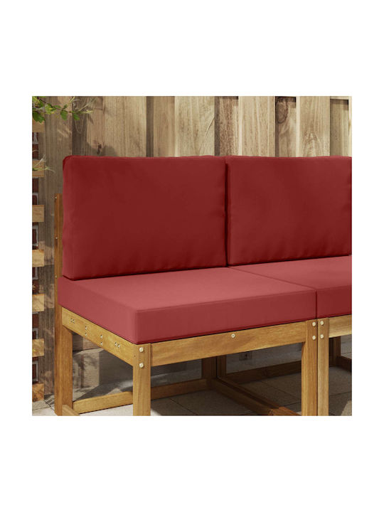 vidaXL Sofa Cushion Burgundy 60x60cm