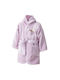 Borea Kids Bathrobe Magic Garden Lilac Hooded