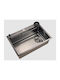Hydra Drop-In Kitchen Sink Inox L80xW50cm Black