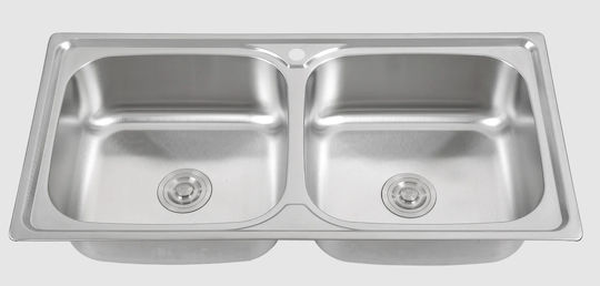 Hydra 68-021 Ένθετος Inox Μ100xΠ50cm Ασημί
