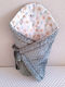 BabyValia Nursery Swaddling Blanket Green 75x75cm