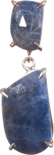 Necklace with Agate Silver 925 Rose Gilding 18k Women's