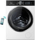 Midea Пералня 10 кг 1400 Оборота MF210W100BA30/W-GR