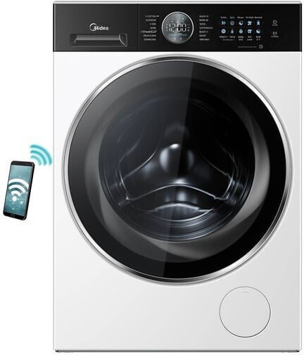 Midea Пералня 10 кг 1400 Оборота MF210W100BA30/W-GR