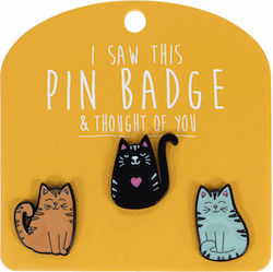 Gama Brands Комплект Значки Cats Sitting 3 Броя 14444888