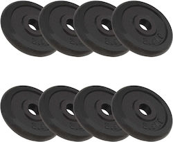 vidaXL Σετ Δίσκοι 28 x 2.5kg με Λαβές